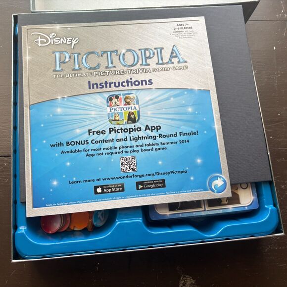 Disney Pictopia Family Trivia Game: Disney Edition Used - Picture 4 of 4